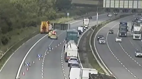 National Highways Lane closures on M4 westbound