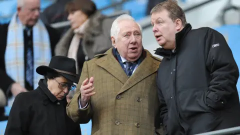 Getty Images Roy Hattersley on the terraces at Sheffield Wednesday