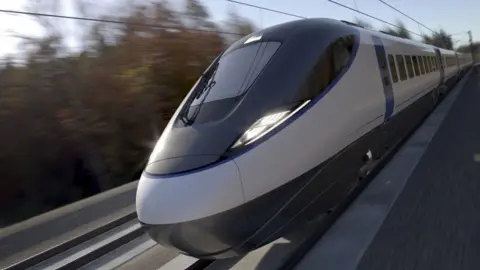 HS2 A high-speed train