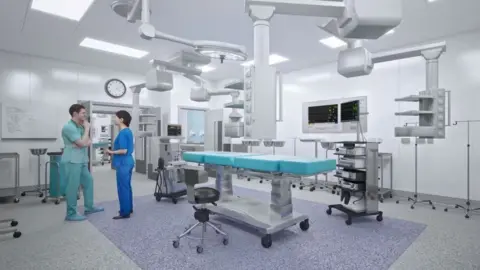 Shrewsbury and Telford Hospital Trust Artist's impression of the new day care centre