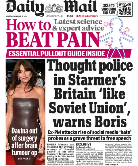  "Thought constabulary  successful  Starmer's Britain 'like Soviet Union' warns Boris"