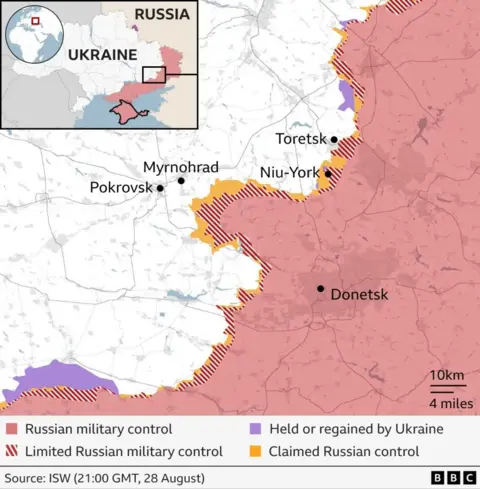 Russian offensive map