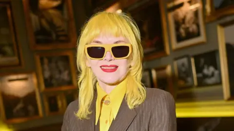 Pam Hogg attends The London EDITION's iconic annual Burns Night feast hosted by Charles Jeffrey LOVERBOY at Berners Tavern at The London EDITION on January 28, 2025 in London, England