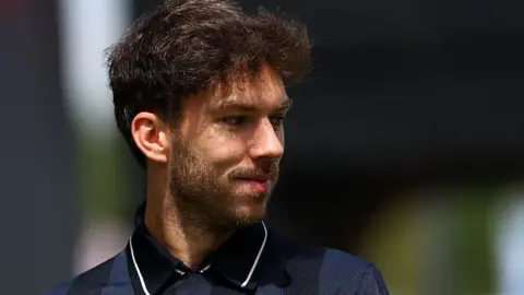 Alpine's Pierre Gasly pictured at the Barcelona-Catalunya Grand Prix