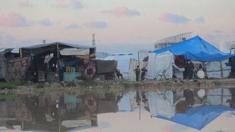 A Living Nightmare: Gaza's Displaced Families Face Dire Conditions Amid Heavy Rains
