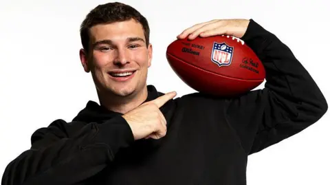 Fernando Mendoza poses for a portrait during the 2026 NFL Scouting Combine