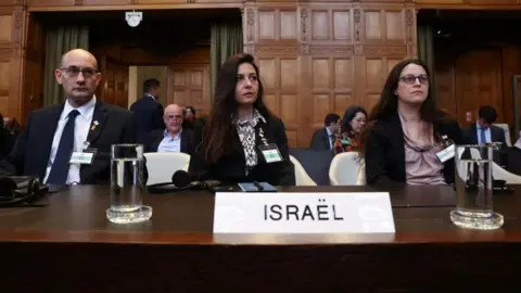 Reuters Israel's delegation at the ICJ (16/05/24)