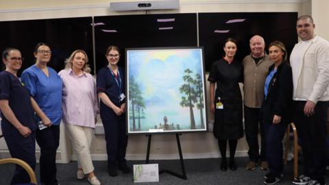 Hospital artwork 'reflects baby's legacy