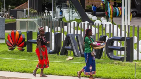 Huawei office in Zambia Getty Images