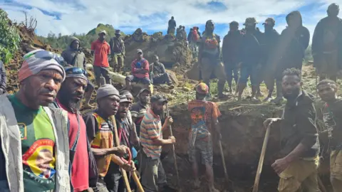 A landslide has hit Papua New Guinea 