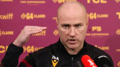 Motherwell manager Jens Berthel Askou