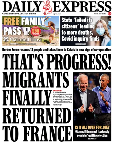 Daily Express front page