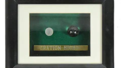 Auctioneum Ltd Sir Barnes Wallis's marbles on display