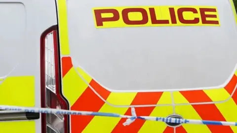 BBC Back of a police van