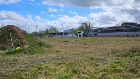 Rye House Speedway as it looks now, no track, large masses of land and water logged areas