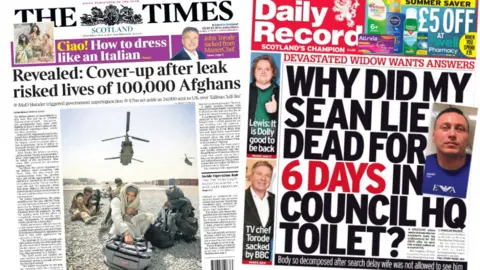 Scotland's papers: 16 July