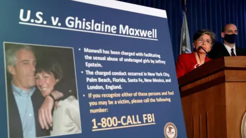 Reuters Audrey Strauss, Acting United States Attorney for the Southern District of New York speaks at a podium announcing charges against Ghislaine Maxwell for her role in the sexual exploitation and abuse of minor girls by Jeffrey Epstein in New York City, New York on 02 July 2020