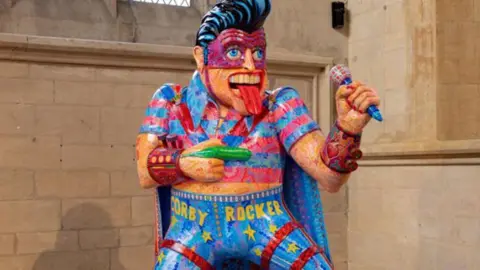 Jason Wilsher-Mills/Jules Lister Corby Rocker sculpture 