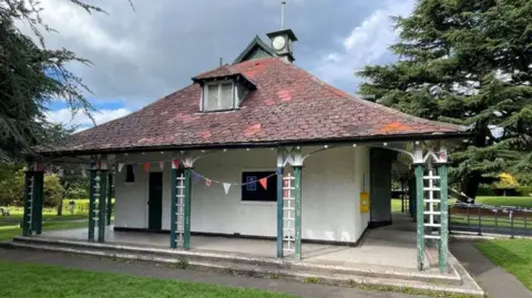 Friends of Spencer Park A view of the Spencer Park pavilion in Earlsdon as it looks now