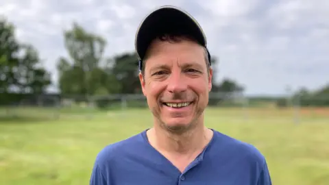 Luke Deal/BBC Matt Williams, an archaeologist with Time Team