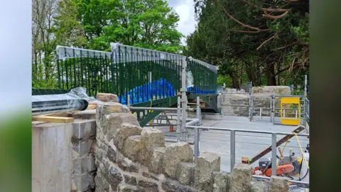 Bristol City Council Image of the bridge being re-installed