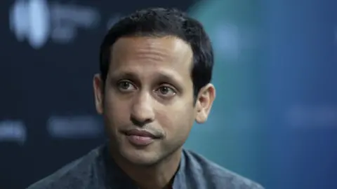 Close up shot of Go-jek founder Nadiem Makarim