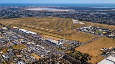 Aerial view of Parafield Airport