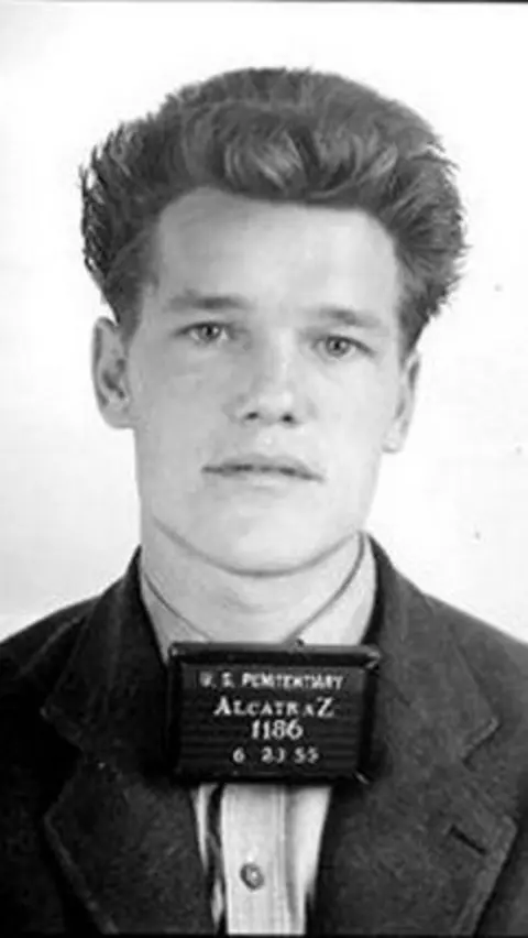 National Archives Charlie Hopkins' Alcatraz prison photo