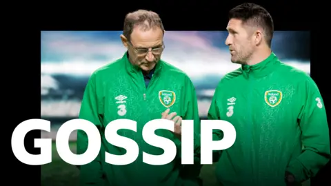 Martin O'Neill and Robbie Keane