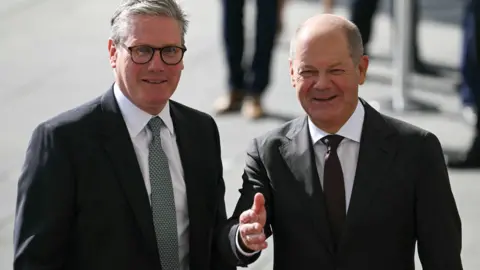 Reuters Sir Keir Starmer with German Chancellor Olaf Scholz in Berlin