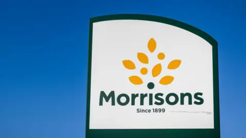 Getty Images Morrisons logo, yellow corn illustration against a white background.