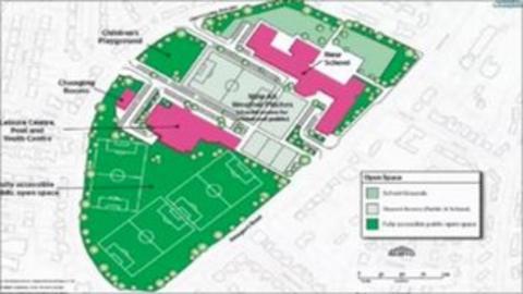 Rumney Recreation Ground new build school plan shelved - BBC News