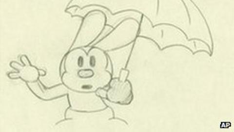Disney animates Oswald the Lucky Rabbit sketches - BBC News