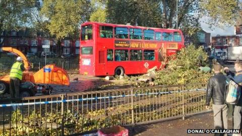 hounslow explosion houses brigade calls