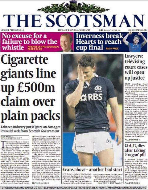 The Front Pages Of Scotland S Newspapers Bbc News