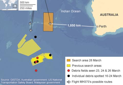 Flight MH370: Images of ocean debris - BBC News