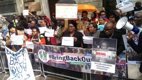 Nigeria Abductions: Uk Protesters Call For More To Be Done - Bbc News