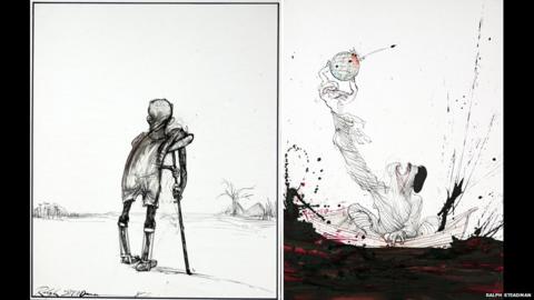 In Pictures: Ralph Steadman retrospective - BBC News