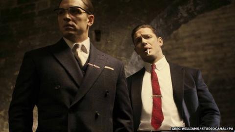 Tom Hardy image as Kray twins released - BBC News