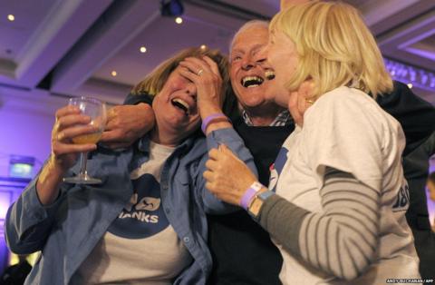 In Pictures: Scottish Independence Referendum Results - BBC News