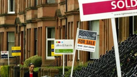 Scottish house sales rise after independence 'uncertainty' - BBC News