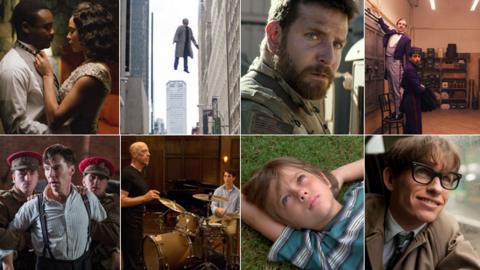 Oscars 2015: Birdman battles Boyhood - BBC News