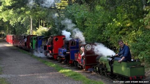 Rudyard Lake Steam Railway in Staffordshire for sale - BBC News