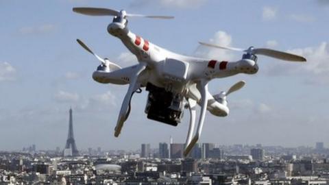 Paris Drones: New Wave Of Alerts - BBC News