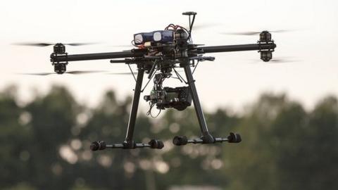 Court decides wrangle over shot-down drone - BBC News