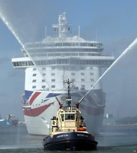 bbc news britannia cruise ship