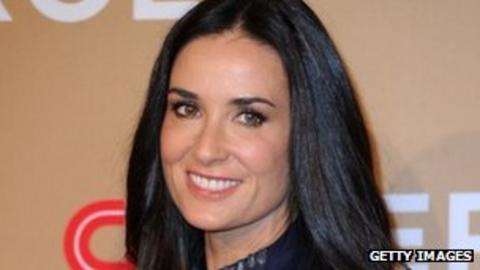 Demi Moore 'smoked something' before hospital dash - BBC News