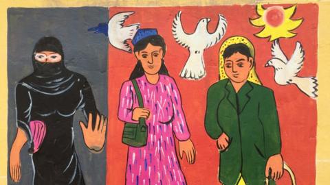 The Colourful Propaganda Of Xinjiang - BBC News