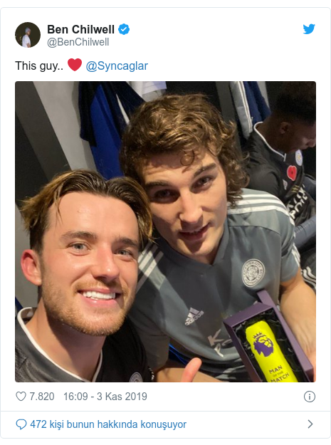 @BenChilwell tarafından yapılan Twitter paylaşımı: This guy.. ❤️ @Syncaglar 