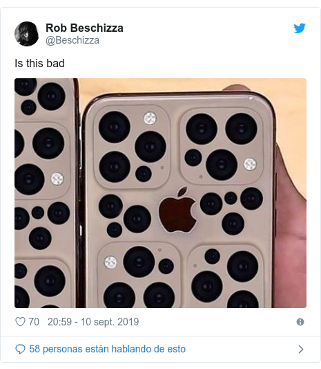 Publicación de Twitter por @Beschizza: Is this bad 